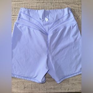Blue buffbunny siren shorts